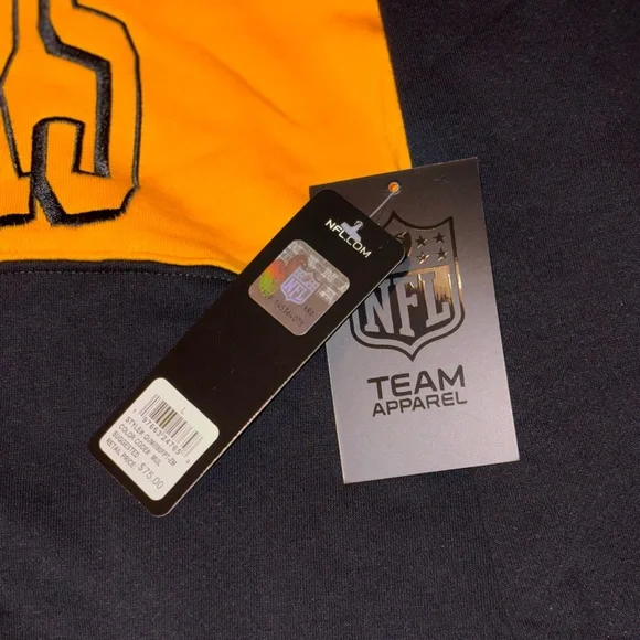 Pittsburgh Steelers Ultra Game Embroidered Crewneck Mens Large - Picture 3 of 6